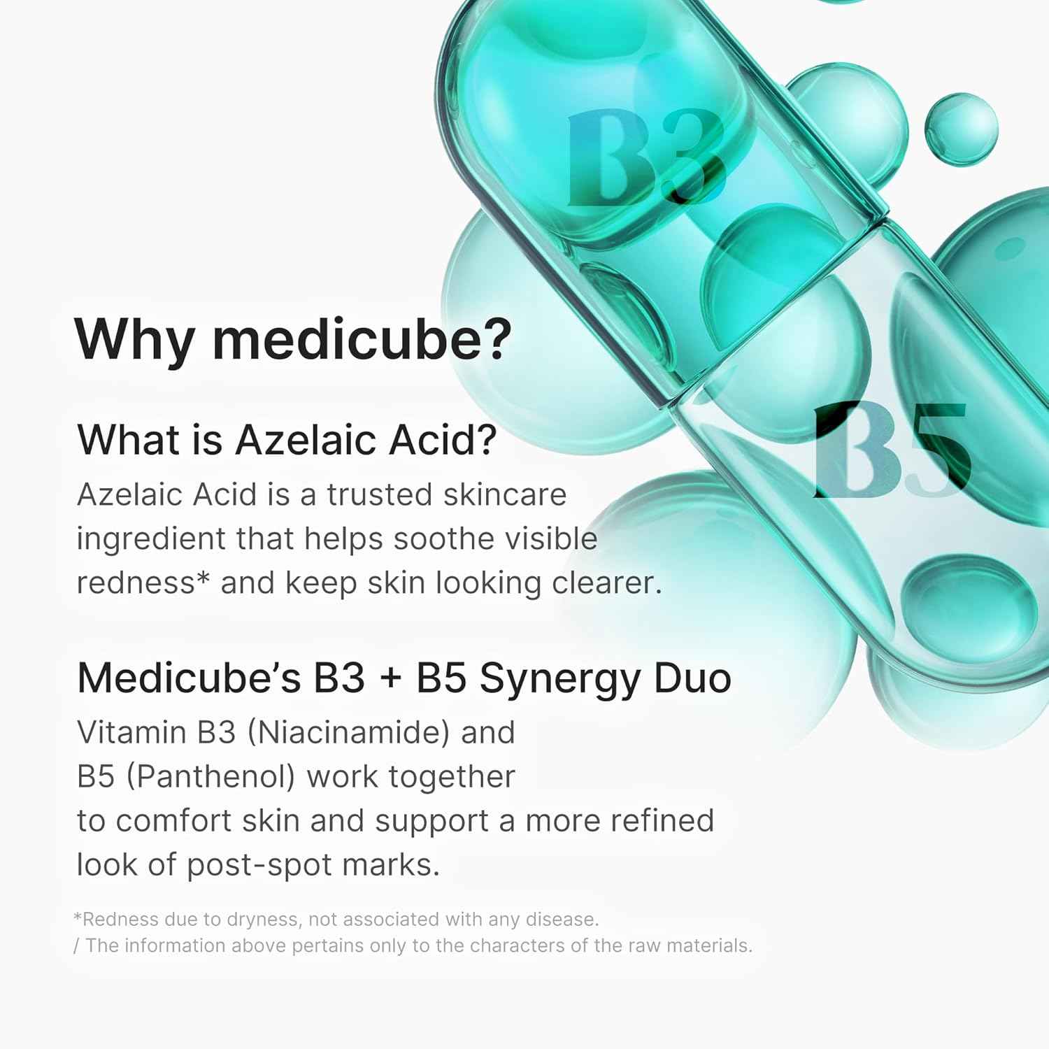 medicube Azelaic Acid 10 Soothing Serum | Clarifying Serum for Troubled & Oily-Prone Skin with B3+B5 | Stressed Skin Calming & Post-Blemish Tone Care | Korean Skincare 30ml, 1.01 fl oz