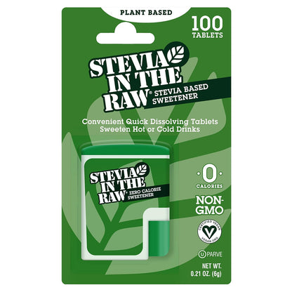Stevia_In_The_Raw_Stevia_Sweetener_Tablets,_100_Ct,_Zero_Calorie_Stevia_Sugar_Substitute,_No_Erythritol_or_Artificial_Flavors,_Vegan,_Gluten_Free,_Kosher,_Low_Glycemic_Index