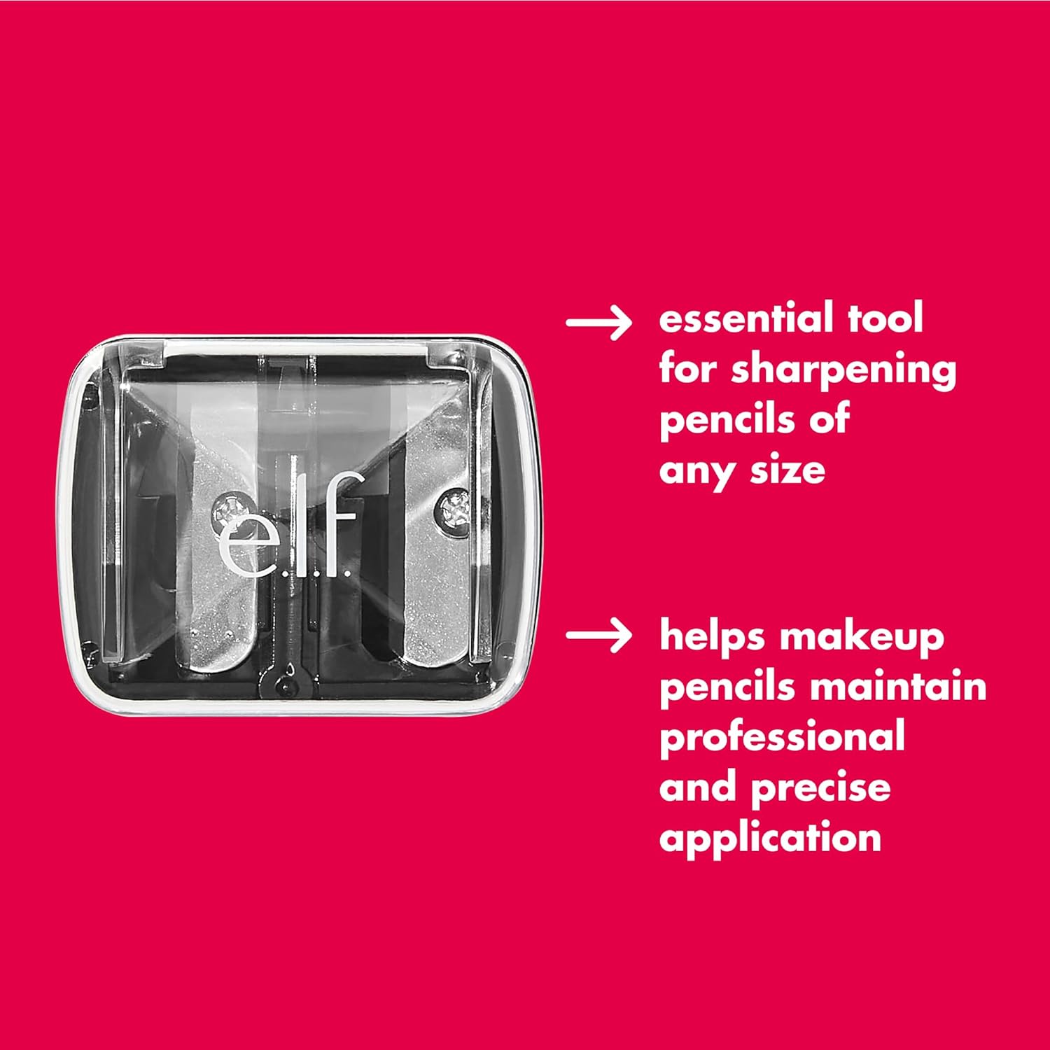 e.l.f.,_Dual-Pencil_Sharpener,_Convenient,_Essential_Tool,_Sharpens,_Easy_To_Clean,_Travel-Friendly,_Compact,_Includes_Bonus_Small_Sharpener