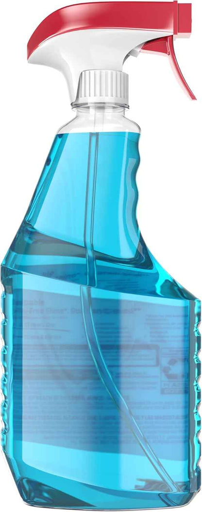 Windex Glass and Window Cleaner Spray Bottle, Packaging Designed to Prevent Leakage and Breaking, Surface Cleaning Spray, Original Blue Scent