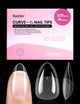 1-2-Short Almond 320pcs (Curve-EX Nail Tips)