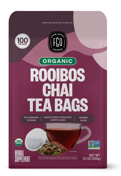 Rooibos Chai - 100 Count (Pack of 1)