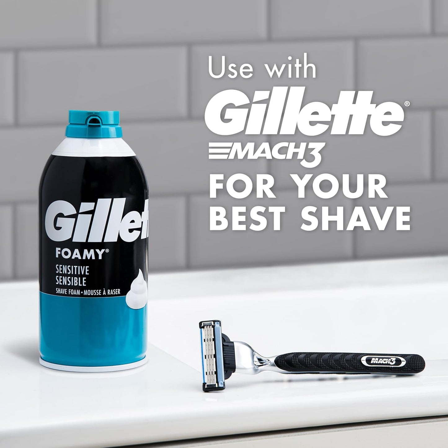 Gillette_Foamy_Shaving_Cream,_Sensitive_Skin,_11_Ounce_(Pack_of_12)