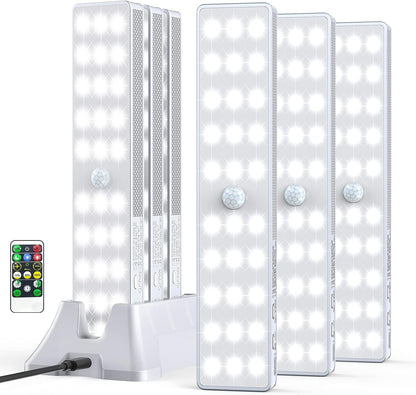 LED_Closet_Light_with_Charging_Station,_6_Pcs_30LEDs_8''_Dimmer_Rechargeable_Motion_Sensor_Under_Cabinet_Lighting,_Stick-Anywhere_Night_Light_for_Wardrobe,Kitchen
