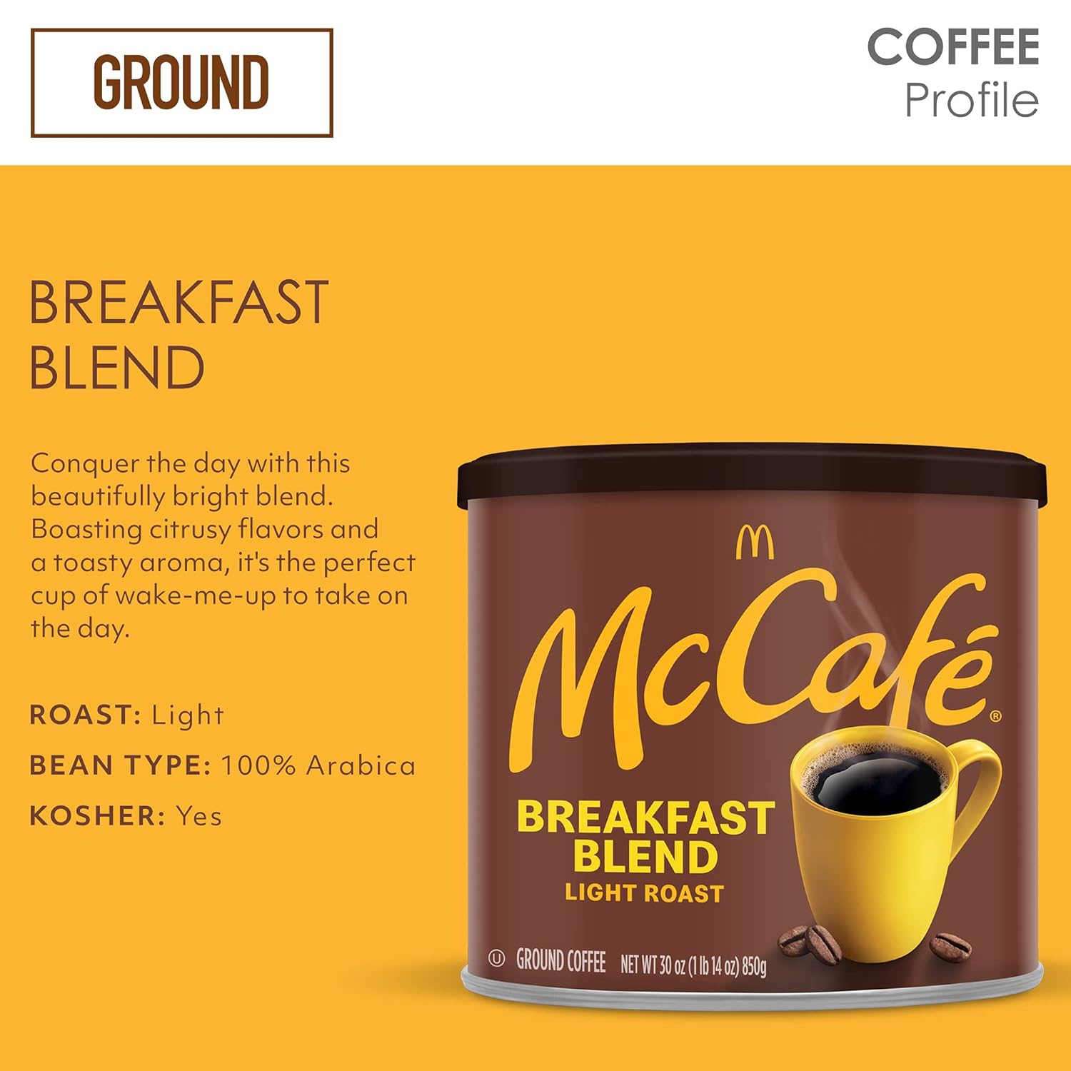 McCafe_Breakfast_Blend,_Light_Roast_Ground_Coffee,_30_oz_Canister