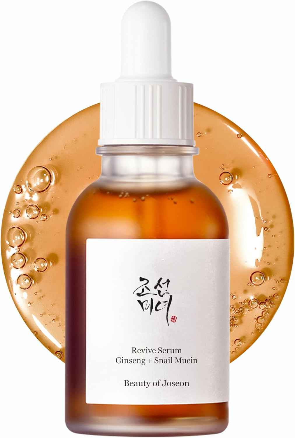 Beauty of Joseon Revive Snail Mucin Ginseng Serum Hydrating Peptide Facial Moisturizer Dark Spot Acne Scar Remover for Sensitive Face. Korean Skin Care for Men and Women