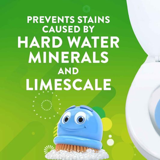Scrubbing Bubbles Continuous Clean Toilet Drop-Ins, Automatic Blue Toilet Bowl Cleaner, Septic-Safe Tank Tablets Remove Hard Water Minerals & Limescale, Stain & Smell Protection