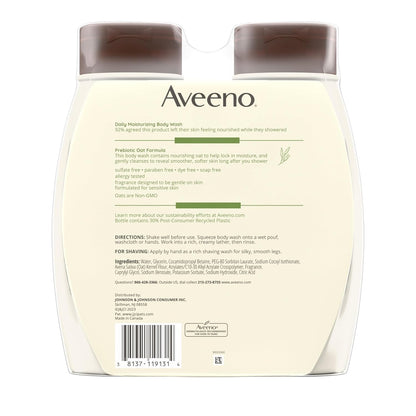 Aveeno_Daily_Moisturizing_Body_Wash_Cleanser_&_Shaving_Gel_for_Men_&_Women,_Clean-Rinsing_for_Softer_&_Smoother_Skin,_Gentle_&_Lightly_Scented,_18_fl. Oz,_Pack_of_2