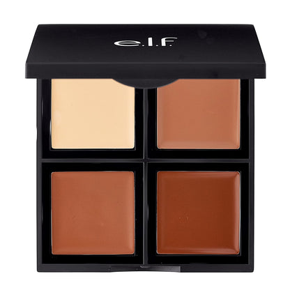 e.l.f._Cream_Contour_Palette,_4_Shades,_Easy_to_Apply,_Blendable,_Buildable,_Highlights,_Contours,_Sculpts,_Sharpens,_Bronzes,_Compact,_All-Day_Wear,_Travel-Friendly,_0.43_Oz