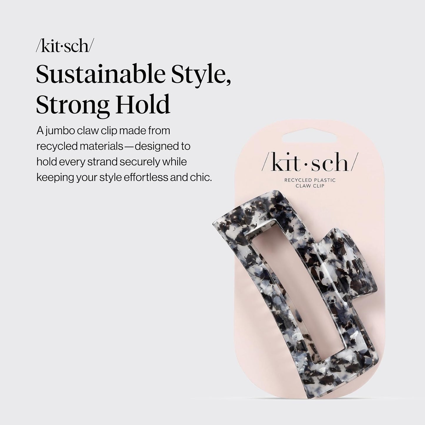 Kitsch_Jumbo_Hair_Clip_for_Women_–_Recycled_Plastic_Hair_Claw_Clip_-_All-Day_Strong_Hold,_Durable_Non-Slip_Grip_for_Thick_&_Thin_Hair_-_Black,_1pc