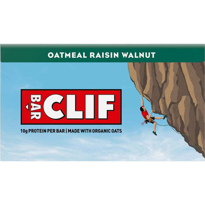 CLIF BAR - Energy Protein Bars - Oatmeal Raisin Walnut - Made with Organic Oats - Energy Bars - Non-GMO