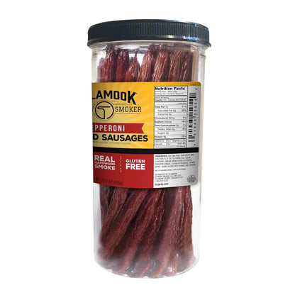 Tillamook_Country_Smoker_Real_Hardwood_Smoked_Sausages,_Pepperoni,_15.2_Ounce_Tall_Jar,_20_Count