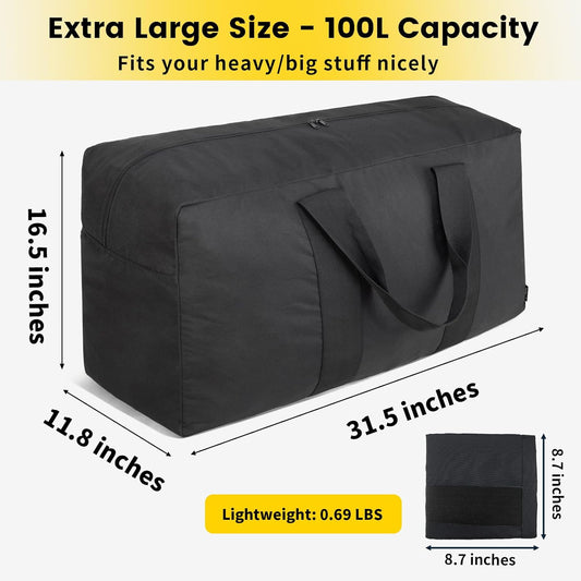 Vorspack_Extra_Large_Duffle_Bag_for_Travel_-_100L_Duffel_Bag_for_Men_Gear_Bag_for_Storage_Foldable_Weekender_Bag_for_Overnight_Camping_-_Black