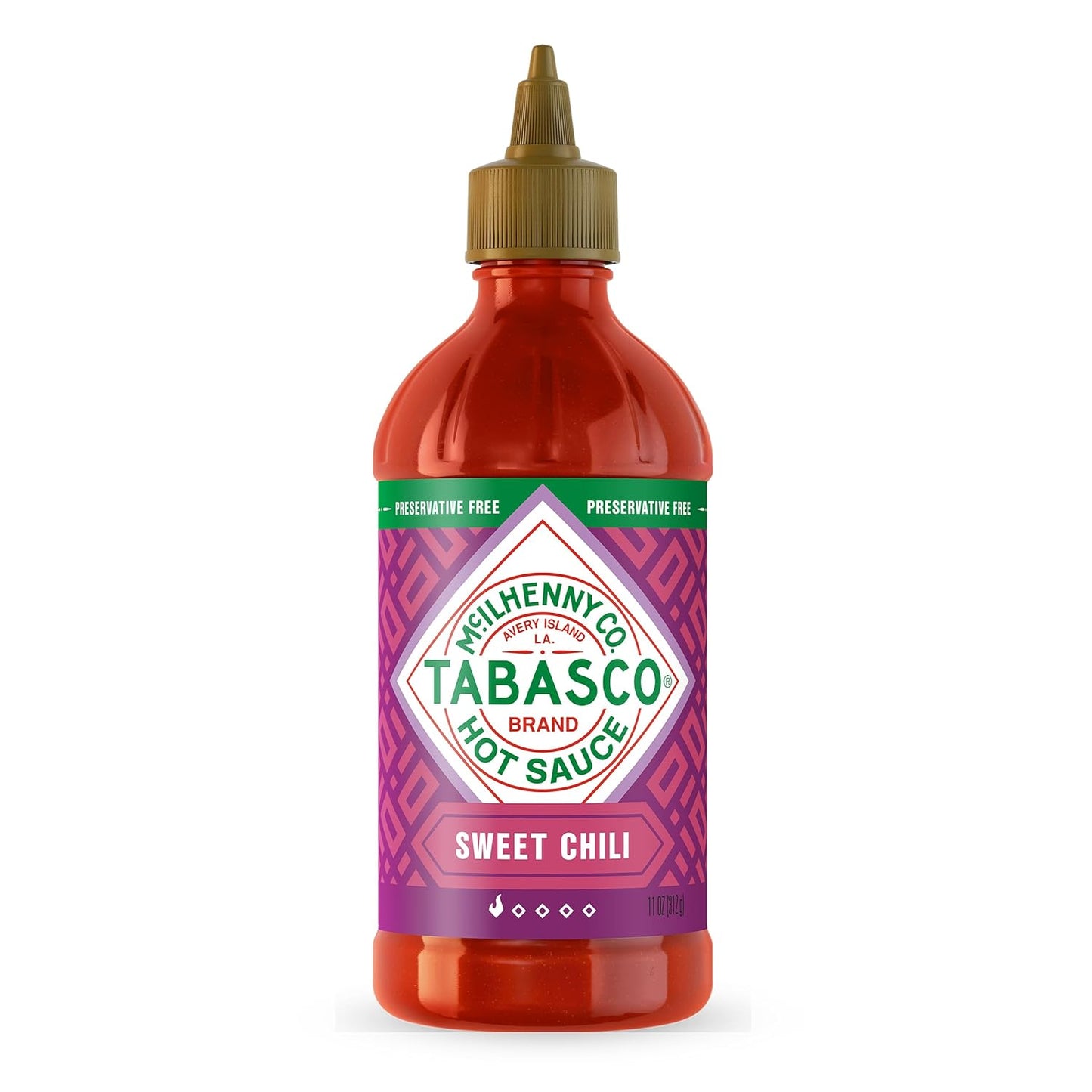 TABASCO_Brand_Sweet_Chili_Sauce,_Mild_Hot_Sauce,_Easy-to-Squeeze_Bottle,_Perfect_Balance_of_Sweet_&_Heat,_Versatile_Flavor,_Great_on_Fish_Tacos,_Salads,_Asian_Food_&_More,_11_Oz_(Pack_of_1)