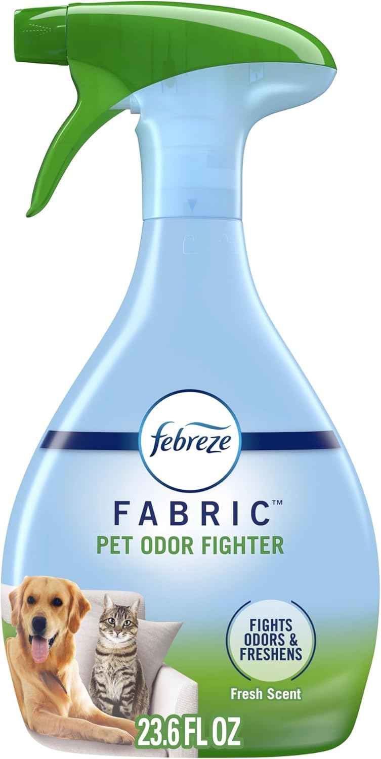 Febreze Fabric Spray Air Freshener, Odor-Fighting Fabric Refresher, Sneaker Balls Alternative, Couch Cleaner, Linen Spray, Multi-Use, Pet Odor Fighter Scent