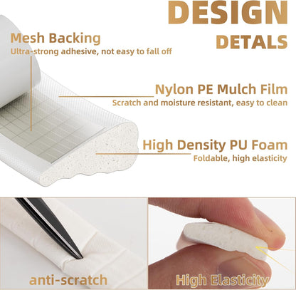 118”_Wedge-Shape_Foam_Window_Weather_Stripping_Door_Seal_Strip,Soundproofing_Frame_Winter_Insulation_Tape_for_Exterior_Front_Door,Noise_Cancelling_Window_Inserts,Door_Gap_Filler_Light_Blocker,White