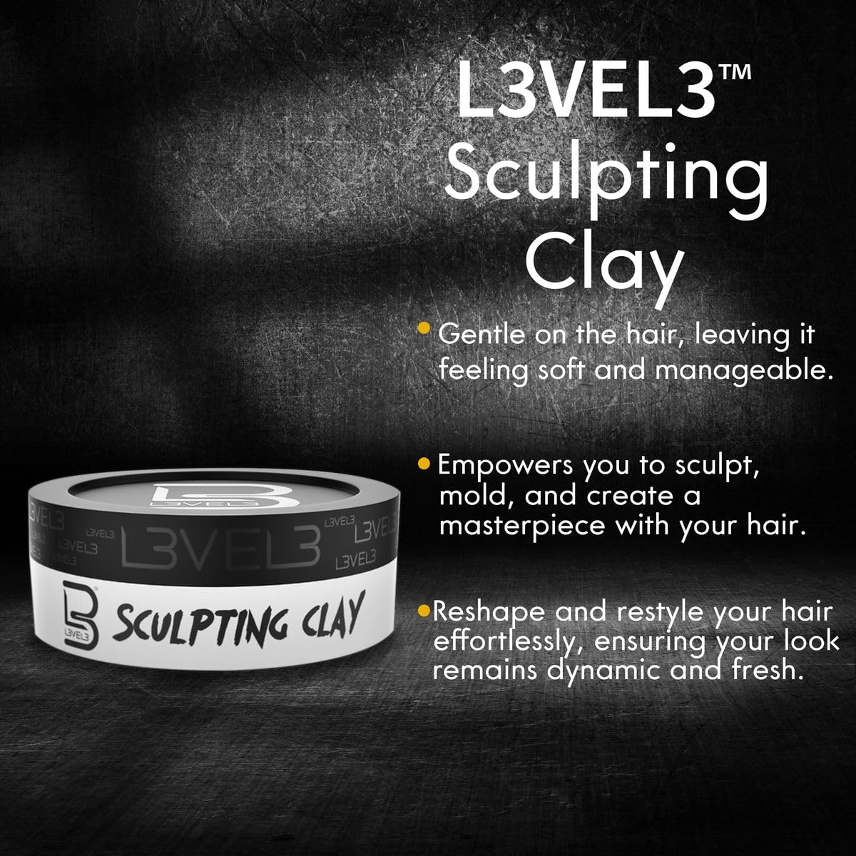L3_-_Level_3_Hair_Sculpting_Clay_-_Premium_Grade_Hair_Clay_for_the_Perfect_Look_-_Long_Lasting_Hair_Styling_Product_for_Men
