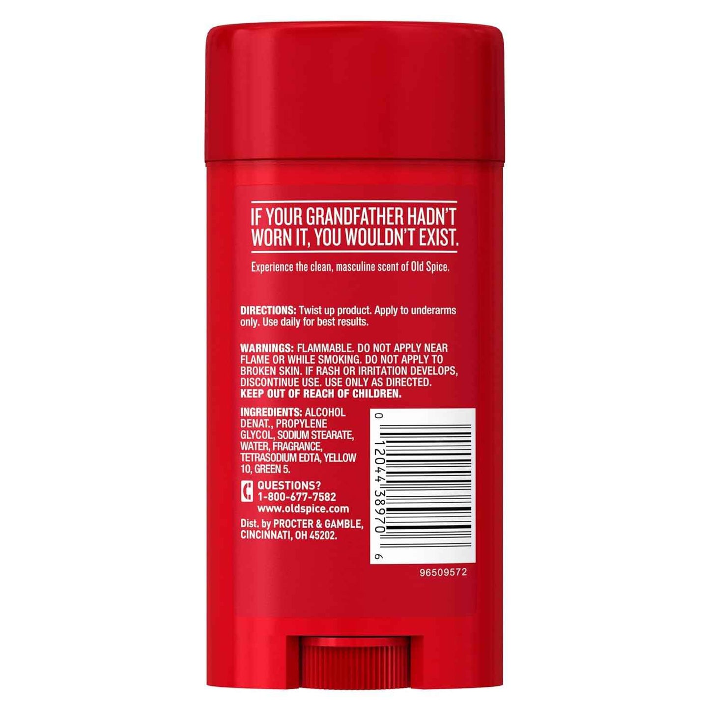 Old Spice Classic Deodorant for Men, 24hr Sweat & Odor Protection, Long Lasting Freshness, Clean & Masculine Fragrance