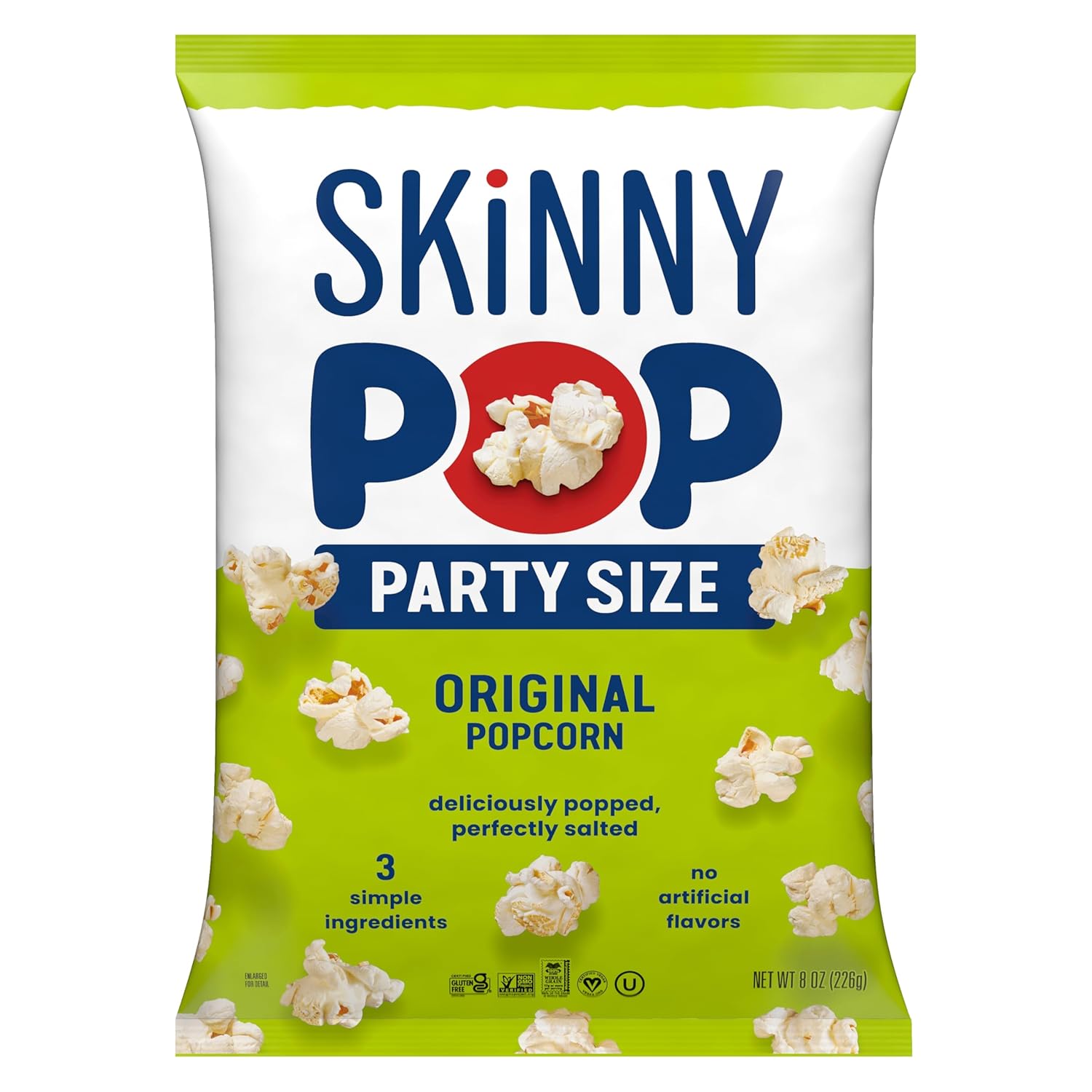 SkinnyPop_Popcorn,_Original,_Whole_Grain,_Dairy-Free_Snack,_8oz_Family_Size_Bag