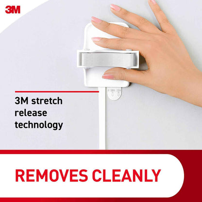 Command Broom Grippers, Damage-Free Mop and Broom Holder Wall Mount, Household Cleaning Tool Organizer for Kitchen, Laundry Room, Closet, Holds up to 4 lb