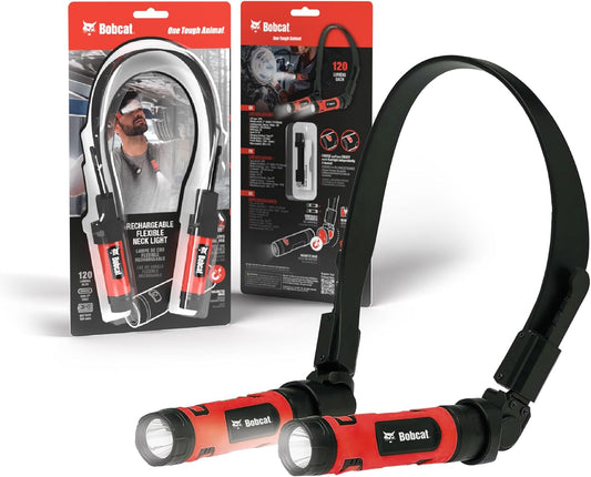 Bobcat_Rechargeable_Neck_Light_for_Reading,_Crafts,_and_Work_–_Flexible_LED_Reading_Light_Around_Neck_with_3_Modes,_Magnetic_Base,_Type-C_Charging_–_LED_Hand_free_Work_Light_Christmas_Mens_Gifts