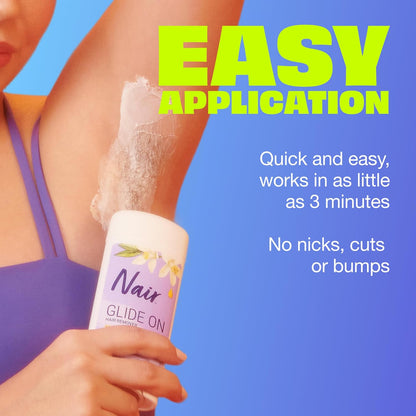 Nair_Glide_On_Hair_Removal_Cream,_Arm,_Leg,_and_Bikini_Hair_Remover,_Depilatory_Cream,_3.3_Oz_Stick