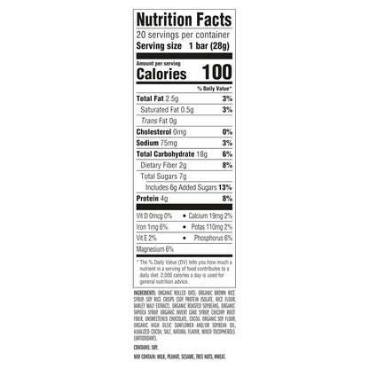 CLIF_BAR_Minis_-_Chocolate_Brownie_Flavor_-_Made_with_Organic_Oats_-_4g_Protein_-_Non-GMO_-_Plant_Based_-_Snack-Size_Energy_Bars_-_0.99_oz._(20_Pack)