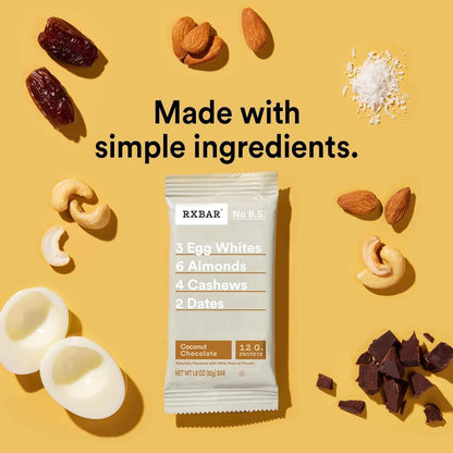 RXBAR Protein Bars, Protein Snack, Snack Bars, Coconut Chocolate