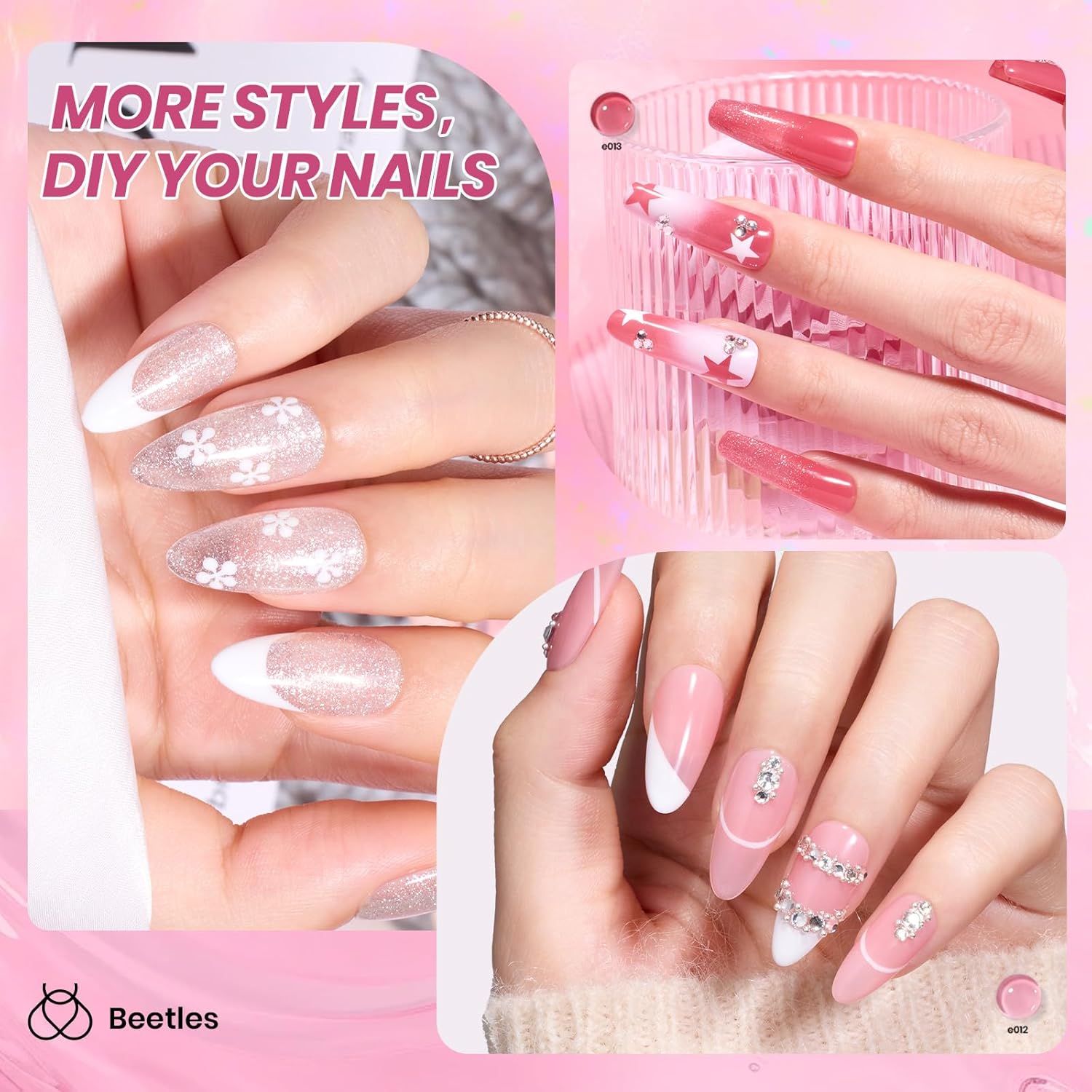 Beetles_Nude_Pink_Gel_Nail_Polish_Set,_Nude_Paradise_Gel_Polish_Kit_25PCS_20_Colors_Jelly_Pink_Sheer_Glitter_White_Soak_Off_UV_Base_Glossy_Matte_Top_Coat_Nail_Charms_Gift_for_Women