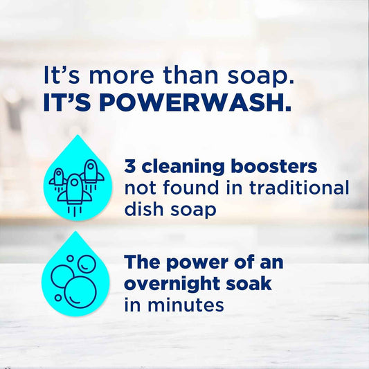 Dawn Powerwash Free & Clear Dish Spray, Dish Soap Starter Kit, 16 Fl Oz
