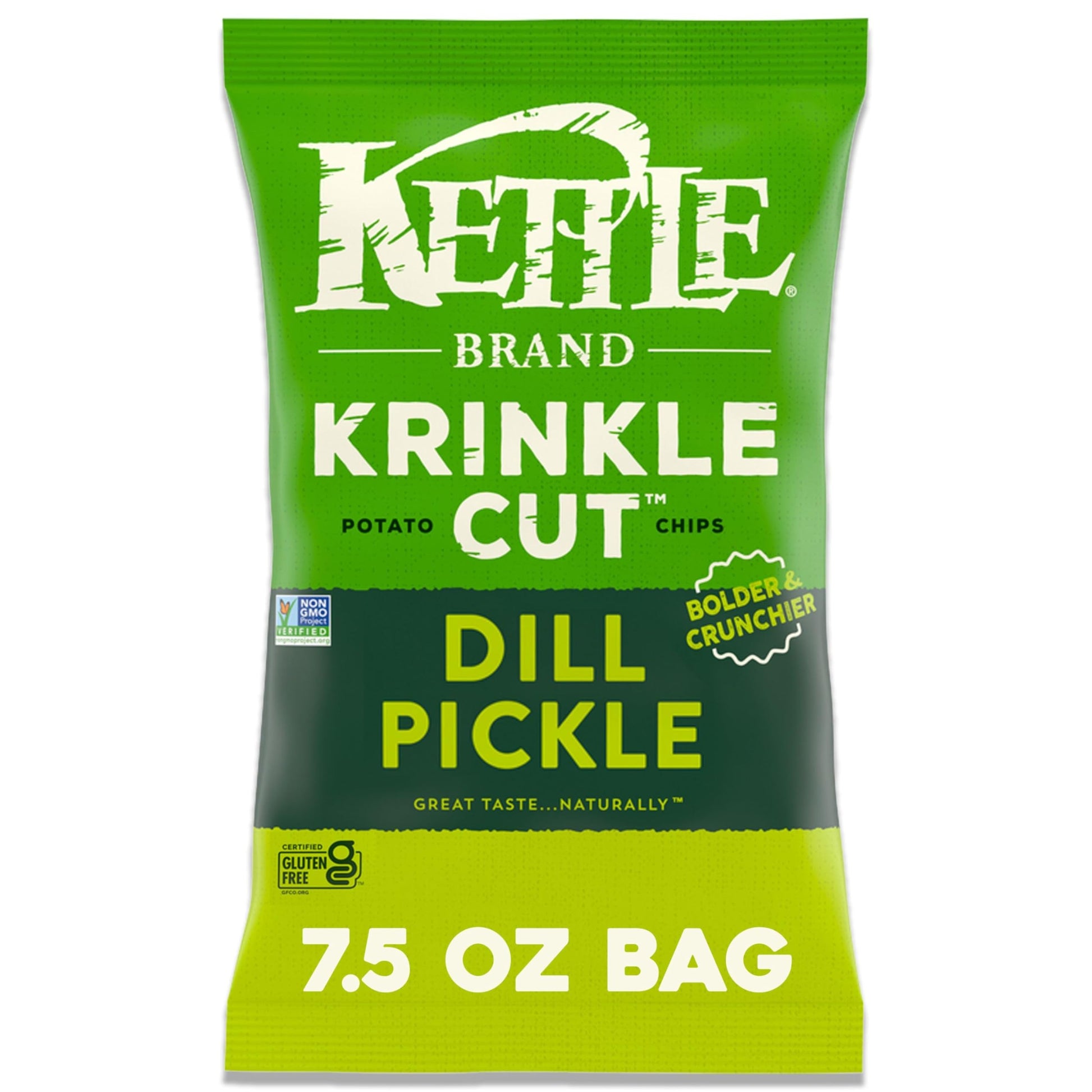 Krinkle Cut Dill Pickle - 7.5 Ounce (Pack of 1)