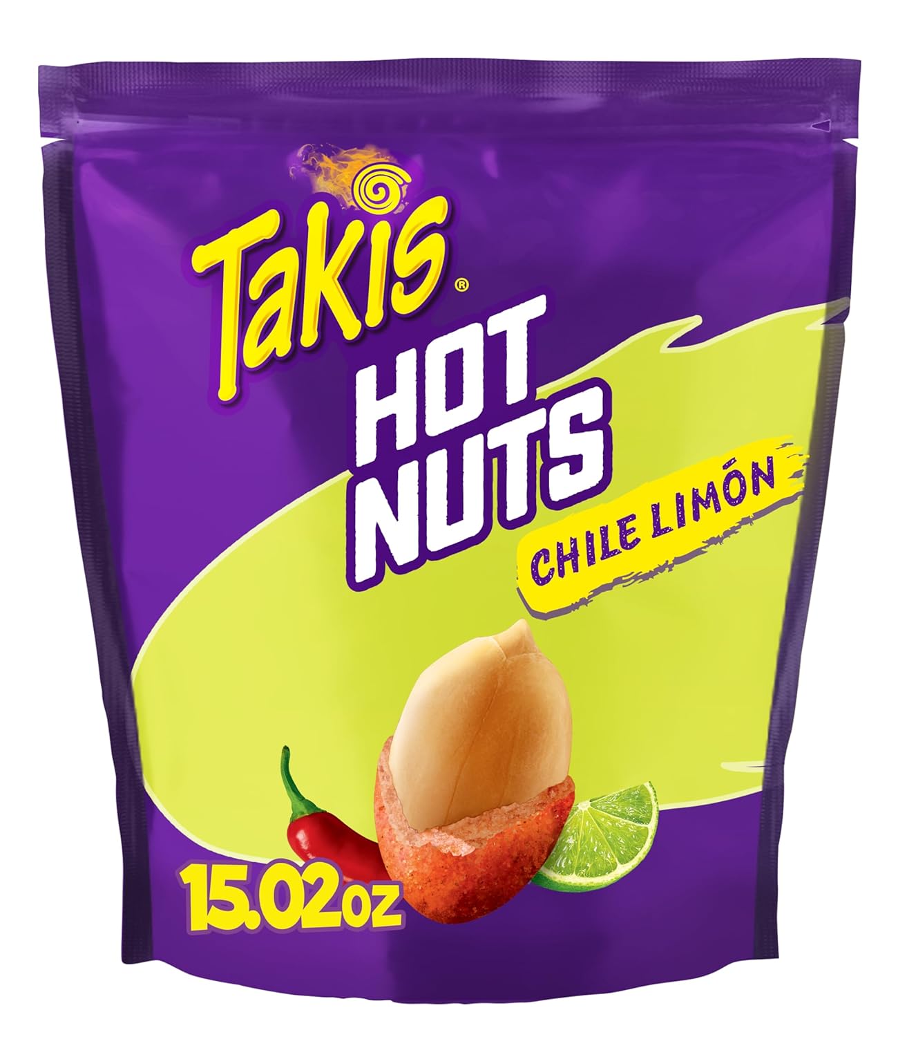 Takis_Chile_Limon_Hot_Nuts_15.02_oz_Sharing_Size_Resealable_Bag,_Chili_Pepper_&_Lime_Flavored_Mild_Spicy_Double-Crunch_Peanuts