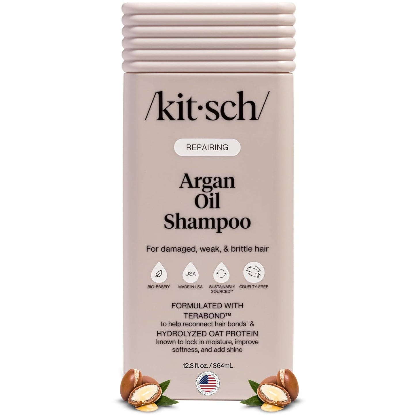 Kitsch_Repairing_Argan_Oil_Shampoo_for_Women_&_Men_w/Terabond™_–_Argan_Oil_for_Hair,_Repairs_&_Renews_Damaged,_Weak,_&_Brittle_Hair_–_Silicone,_Paraben_&_Sulfate_Free_Shampoo_for_Hair_Care_–_12.3_oz