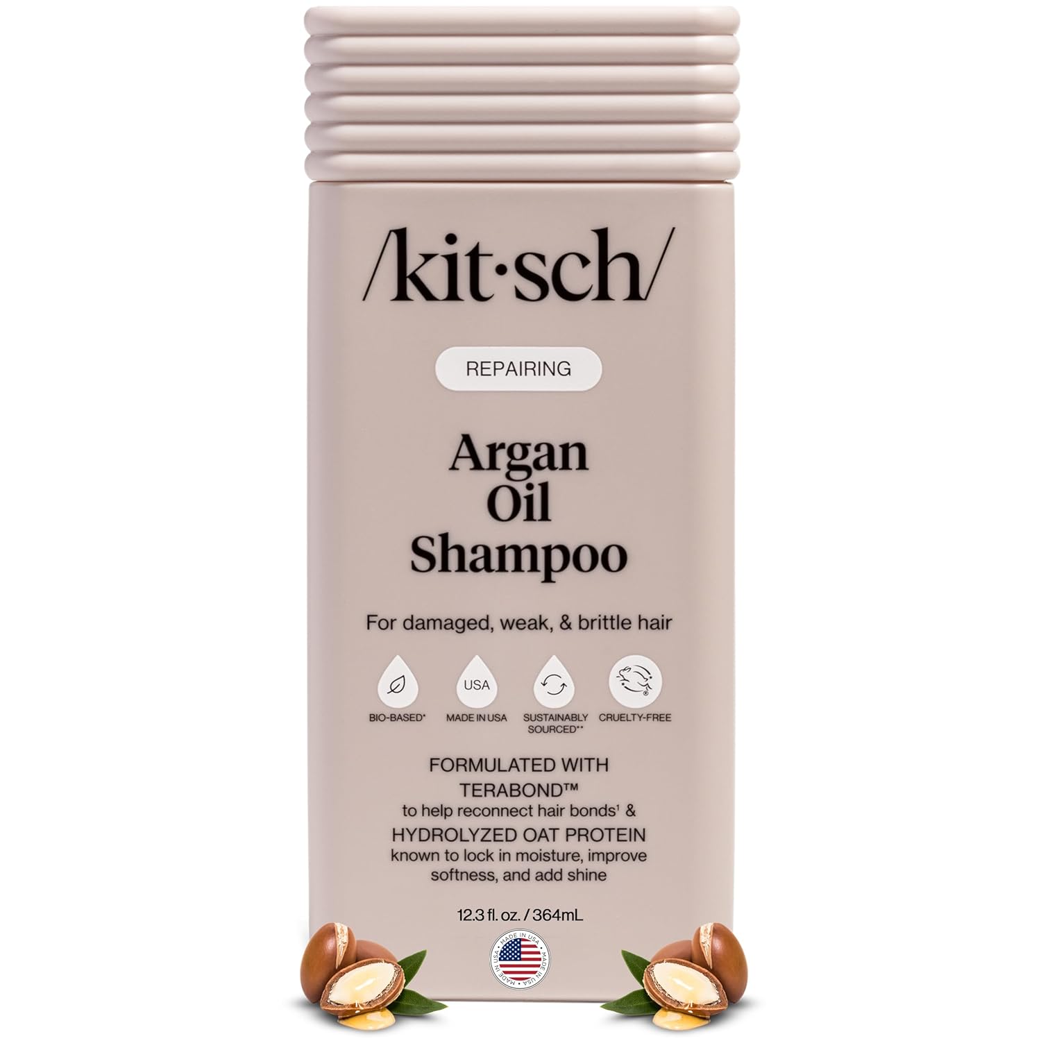 Kitsch_Repairing_Argan_Oil_Shampoo_for_Women_&_Men_w/Terabond™_–_Argan_Oil_for_Hair,_Repairs_&_Renews_Damaged,_Weak,_&_Brittle_Hair_–_Silicone,_Paraben_&_Sulfate_Free_Shampoo_for_Hair_Care_–_12.3_oz