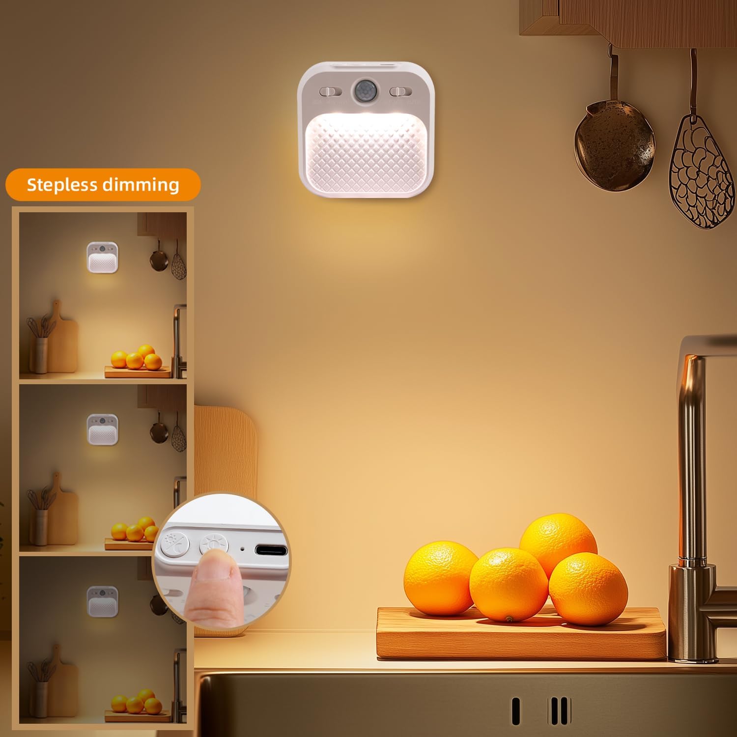 Led_Night_Light_with_Motion_Detector_2_Pack,_Cabinet_Light_Dimmable_with_Timer_Function,_Staircase_Lighting_3_Color_Temperature_3000/4500/6000K,_Hallway_Light_Rechargeable_600mAh_for_Children's_Room