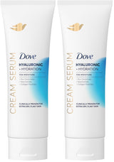 Dove Cream Serum Hyaluronic + Hydration for Extra Dry, Flaky Skin, with Pro-Ceramides, Niacinamide and Collagen Peptides Lotion, 8 oz