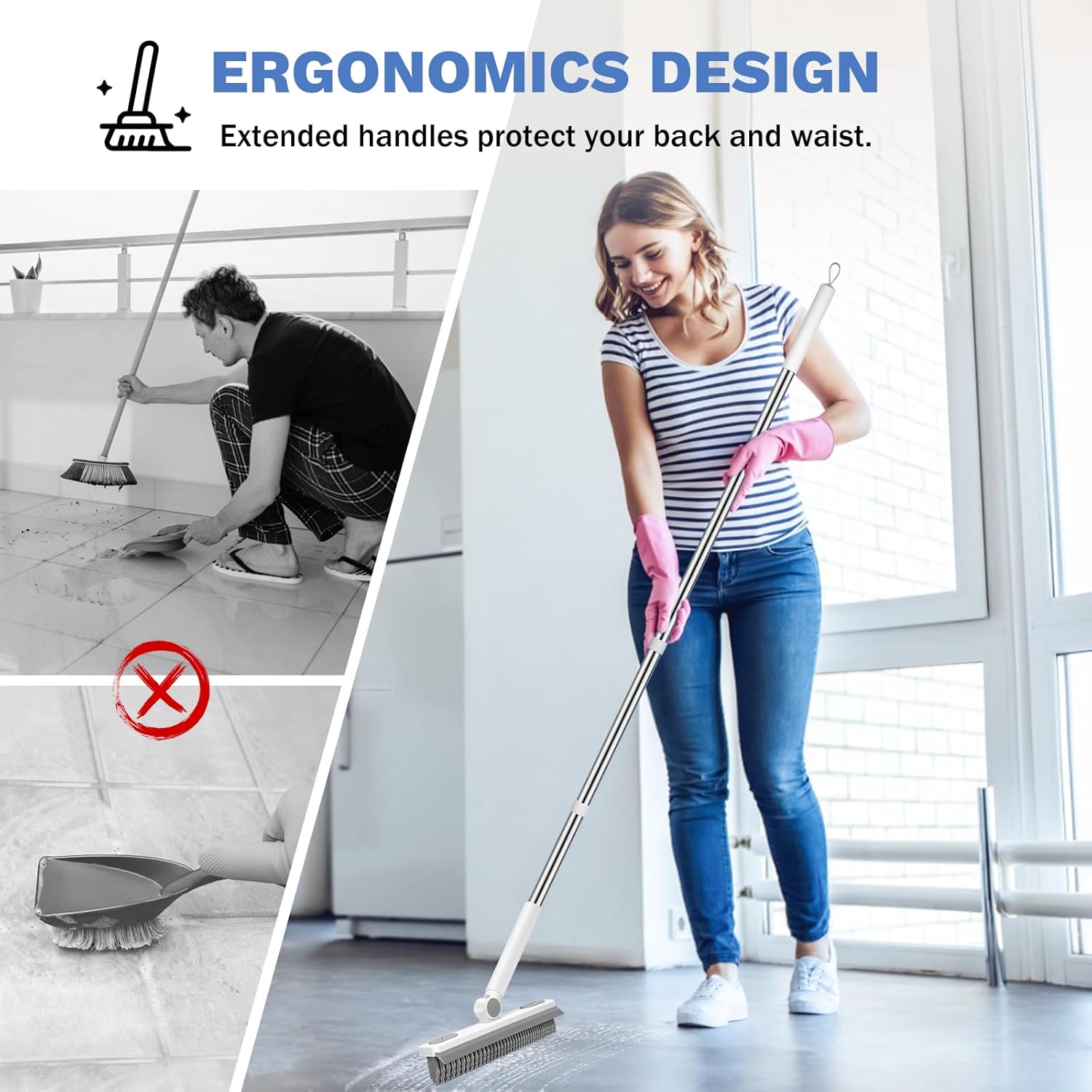 SetSail_Grout_Cleaner_Brush_with_Long_Handle,_V-Shaped_Floor_Scrub_Brush_Swivel_Grout_Brush_Stiff_Bristle_Floor_Grout_Scrubber_for_Bathroom,_Tile_Line,_Crevice,_Kitchen,_Wall,_Deck,_Garage,_White_Grey