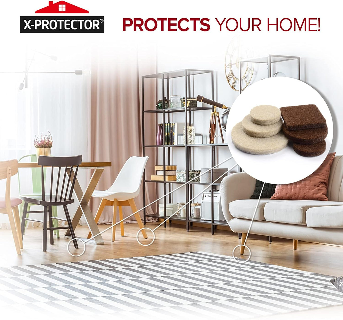 Felt_Furniture_Pads_X-PROTECTOR_133_PCS_Premium_Furniture_Pads_-_Felt_Pads_Furniture_Feet_Best_Wood_Floor_Protectors_-_Protect_Your_Hardwood_&_Laminate_Flooring!_Brown_and_Beige