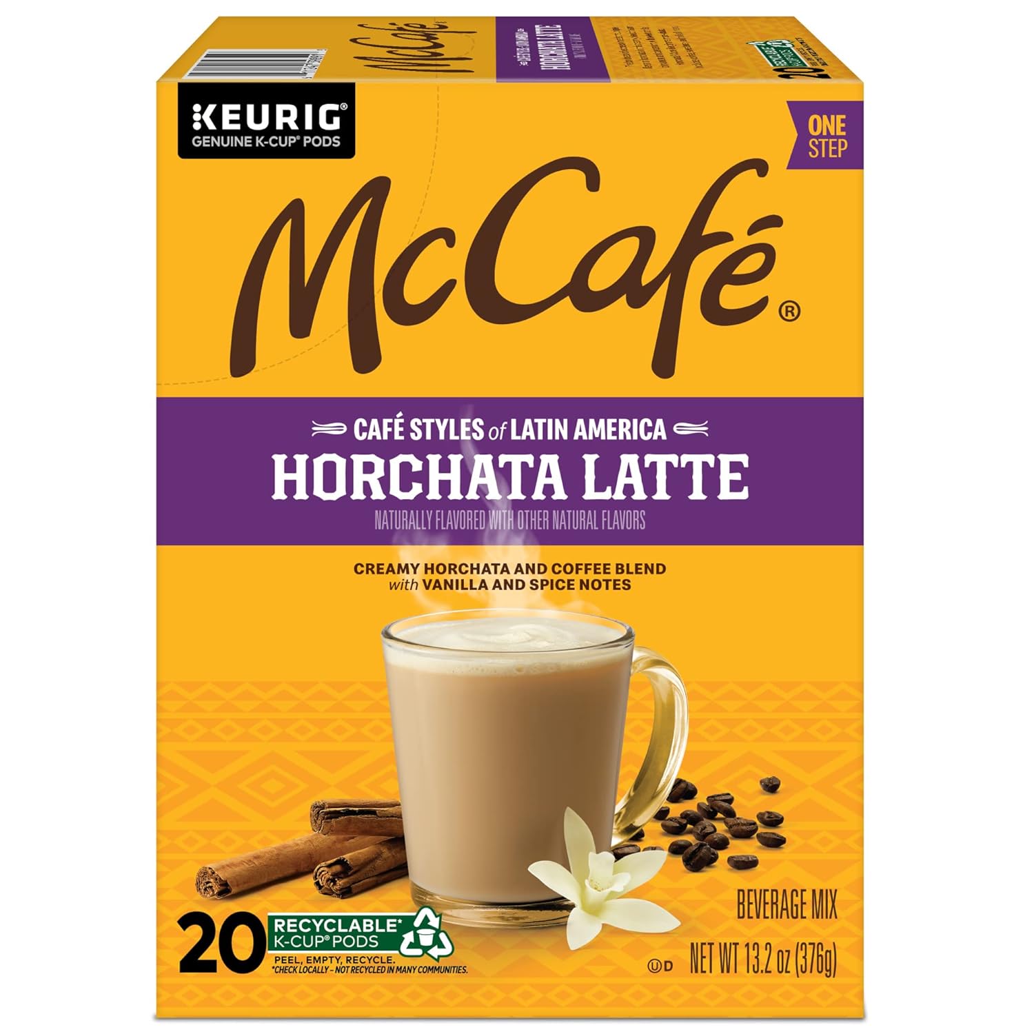McCafe_Cafe_Styles_of_Latin_America_Horchata_Latte,_Keurig_Single_Serve_K-Cup_Coffee_Pods,_20_Count_(Pack_of_1)