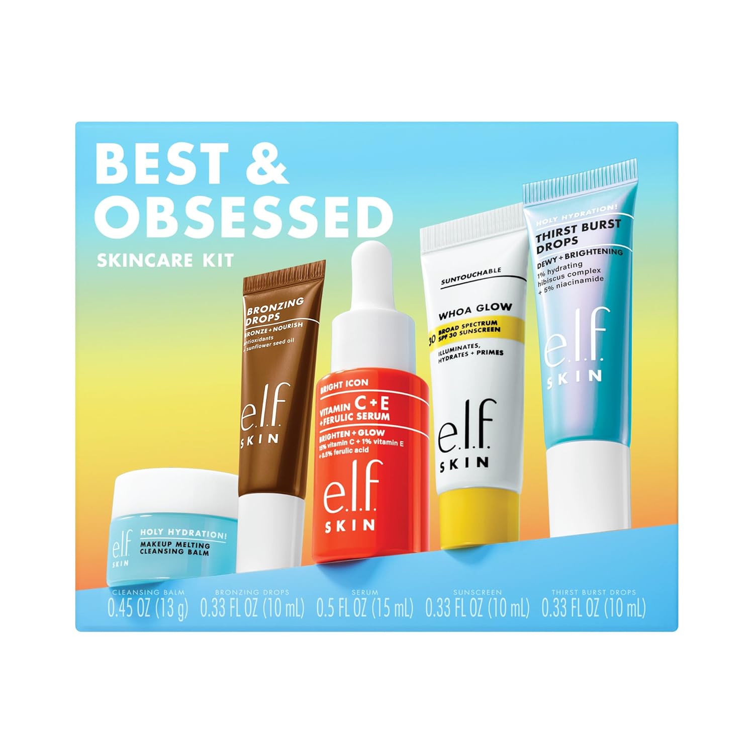 e.l.f._SKIN_Best_&_Obsessed_Skincare_Kit,_Travel-Size_Makeup_Remover,_Sunscreen_&_Brightening_Serums_For_Glowy_Skin,_Vegan_&_Cruelty-Free