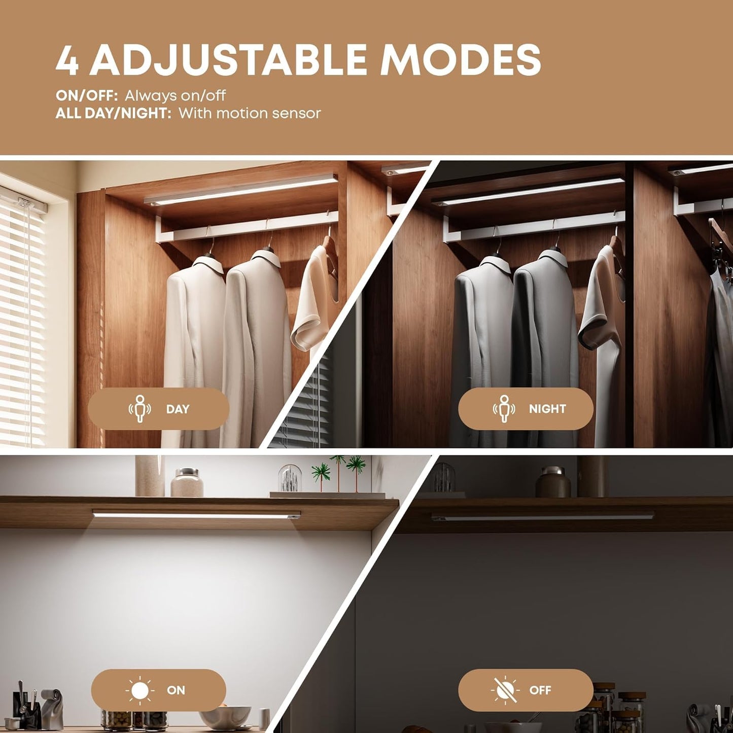 Under_Cabinet_Kitchen_Lights,_Motion_Sensor_Dimmable_30cm_2200mAh_6500K_LED_Under_Counter_Rechargeable_Wardrobe_Indoor_Night_Lights_for_Kitchen_Shelf_Stairs_Closet_2_Pack