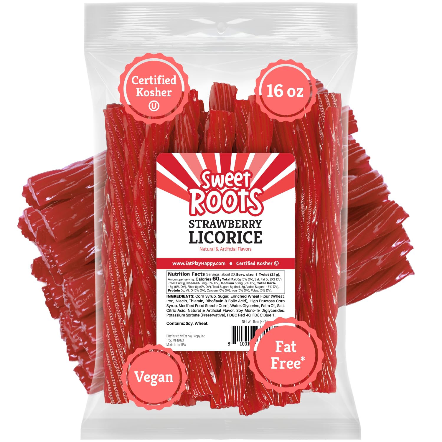 Strawberry - 1 Pound (Pack of 1)