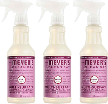 MRS. MEYER'S CLEAN DAY Multi-Surface Everyday Cleaner, Peony Scent, 16 Fl Oz Bottle