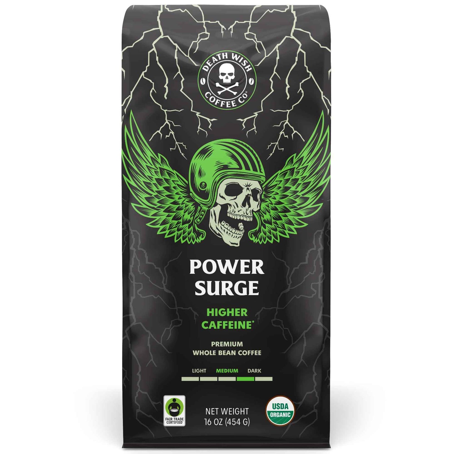 Death Wish Coffee, Organic and Fair Trade Whole Bean Coffee