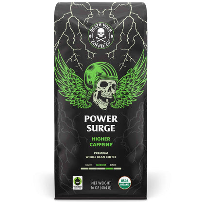 Death Wish Coffee, Organic and Fair Trade Whole Bean Coffee