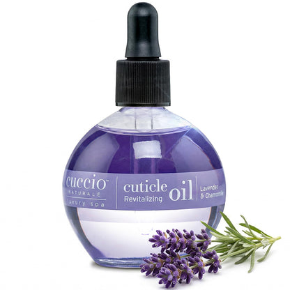 Cuccio Naturale Lavender &amp;amp; Chamomile Revitalizing Cuticle Oil, Lightweight Fast-Absorbing Hydrating Nail &amp;amp; Cuticle Conditioner, Cold-Pressed Oils + Vitamin E, 2.30 Fl Oz