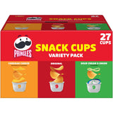 Pringles Potato Crisps Chips, Lunch Snacks, On-the-Go Snacks, Snack Stacks, Variety Pack, 19.3oz Box (27 Cups)