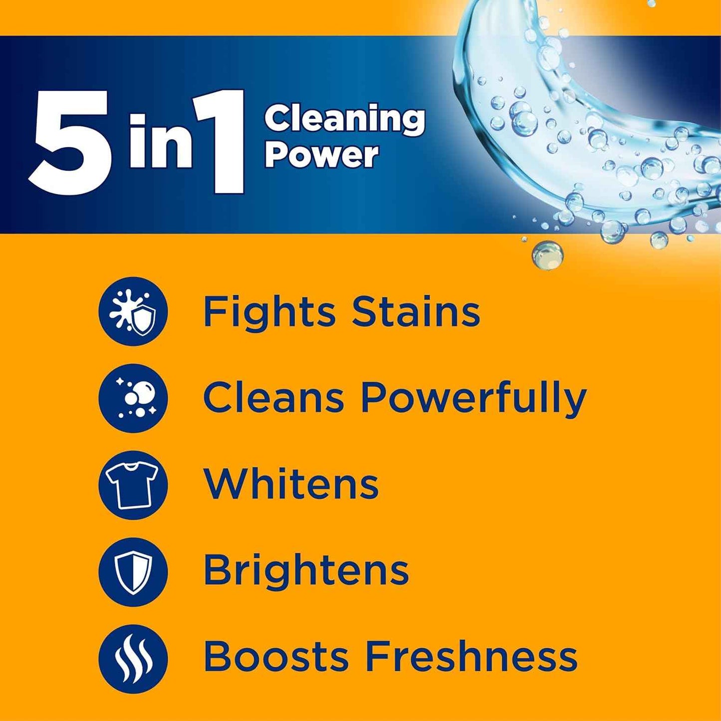 ARM & HAMMER Plus OxiClean Ultra Stain Fighters Liquid Laundry Detergent, Stain Remover for Clothes