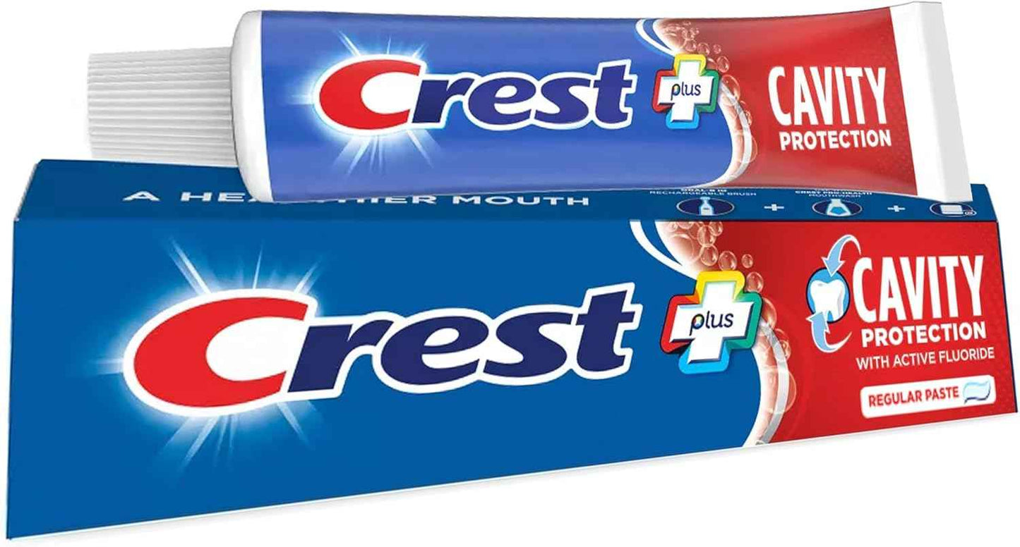 Crest Cavity Protection Toothpaste Regular - 8.2 Ounce (Pack of 4)