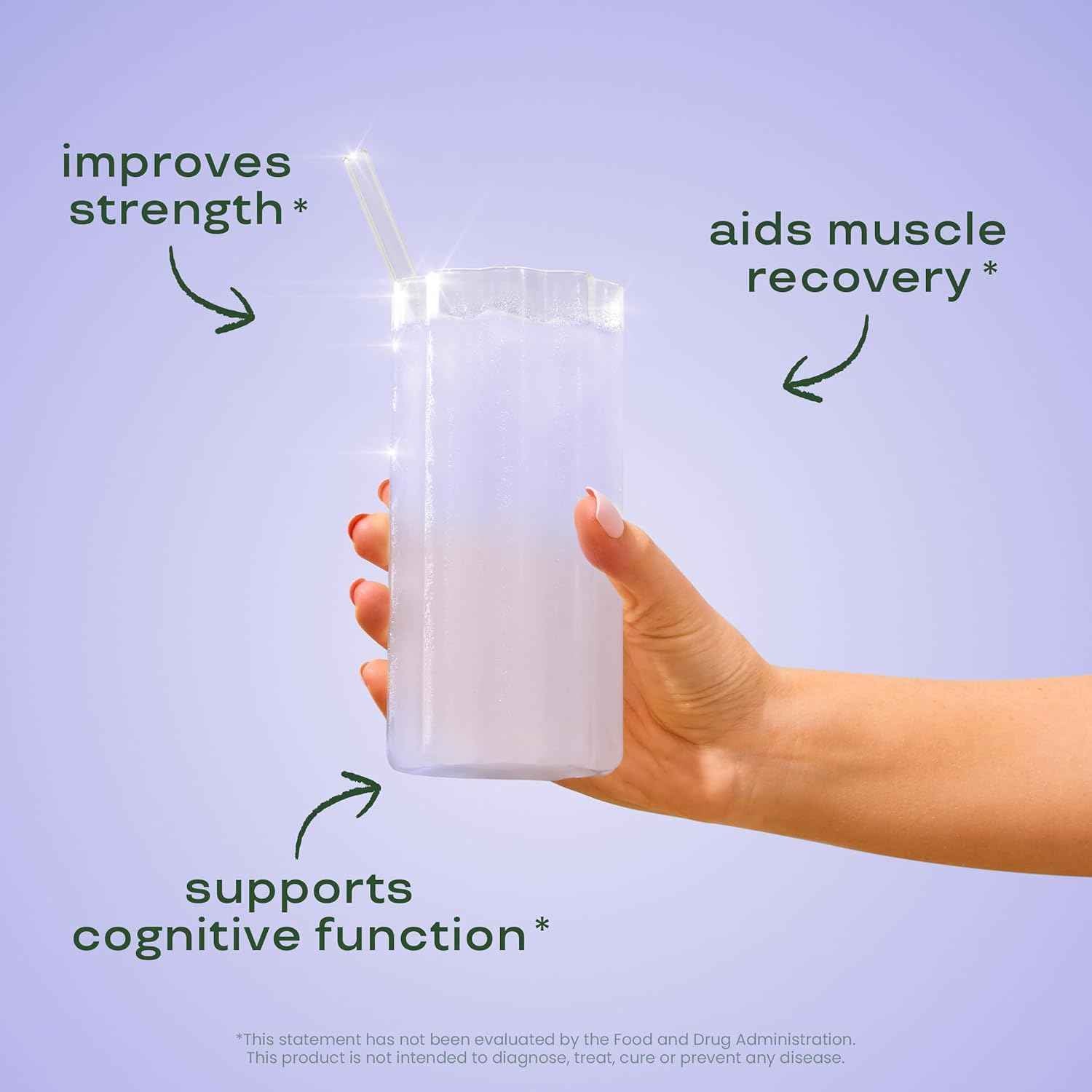 Bloom Nutrition Creatine Monohydrate Powder, 5g Micronized Creatine per Serving, Supports Muscle Recovery, Strength, Endurance, Pre or Post Workout, Gluten Free, Non GMO